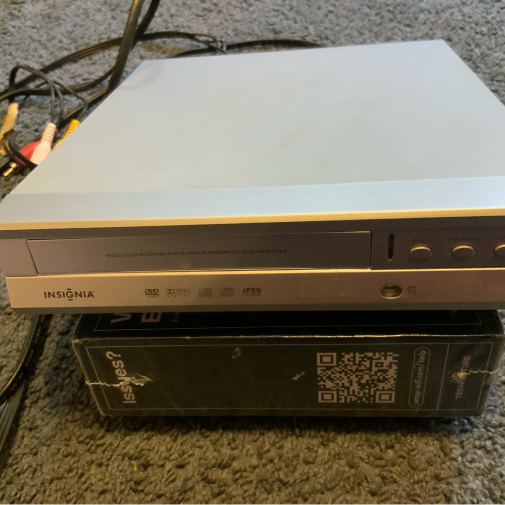 Silver DVD Player